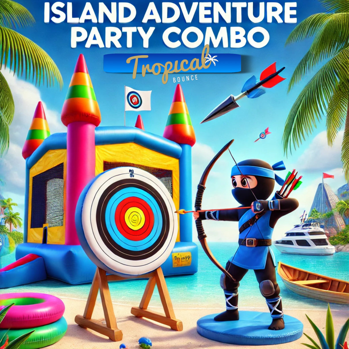Island Adventure Party Combo Package