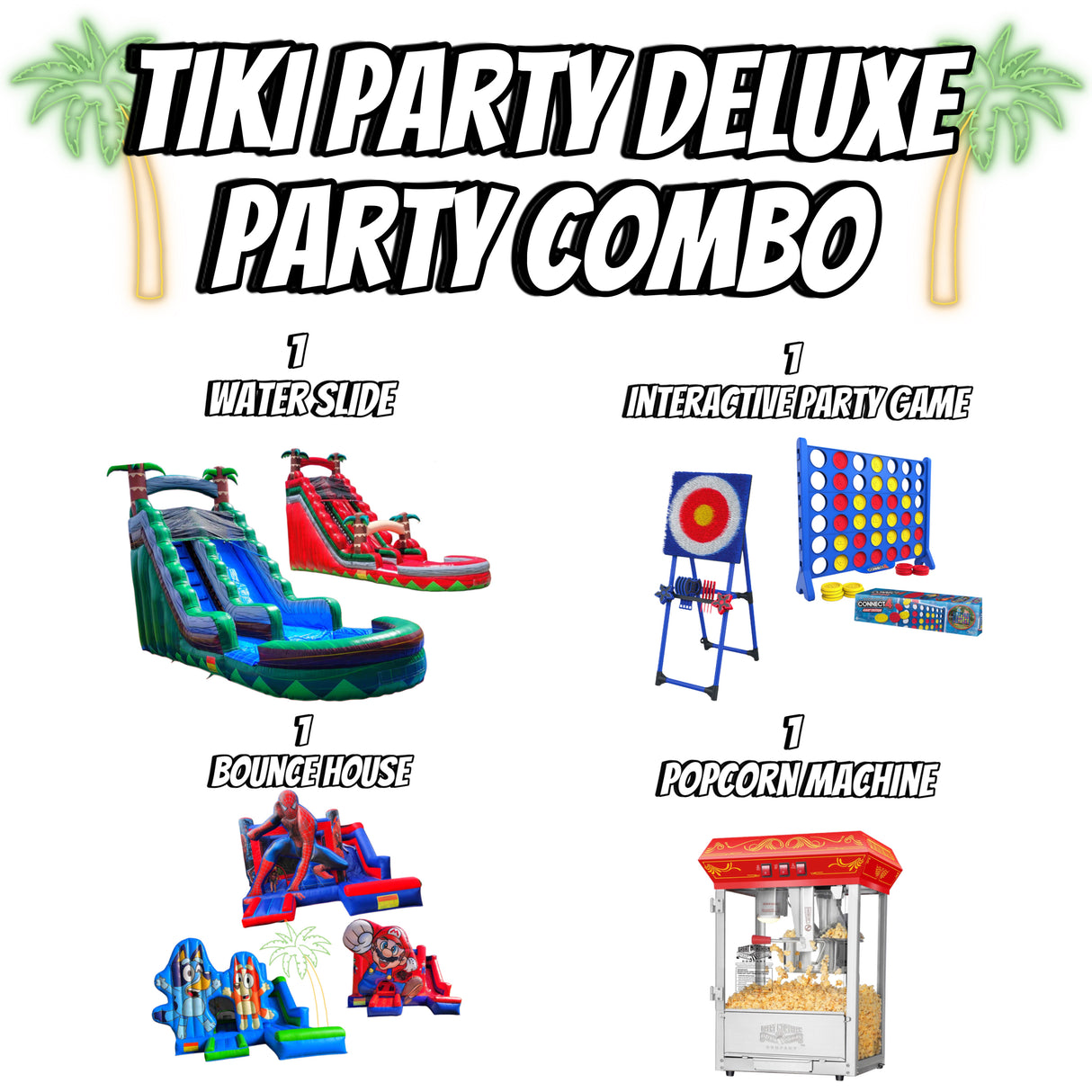 Tiki Party Deluxe Party Combo Package